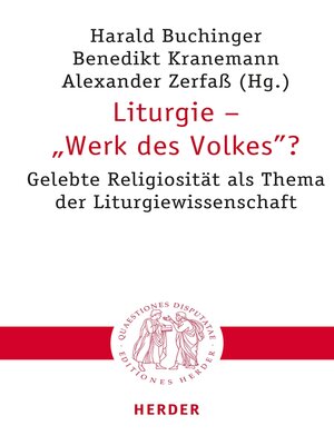 cover image of Liturgie – "Werk des Volkes"?